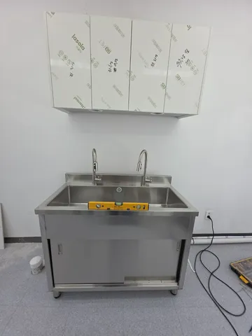 업소용싱크대설치 시공 완료 사진